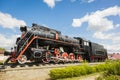 Old train in Lida Royalty Free Stock Photo