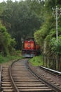 Train with M6 Class Engine going from Colombo to Badulla Sri Lanka Royalty Free Stock Photo