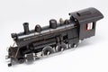 Old train machine tin toy isolated Royalty Free Stock Photo