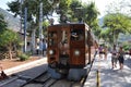 Old train in Mallorca, Spain.