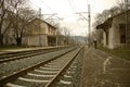 Old train station Royalty Free Stock Photo