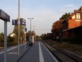 Old Train station in the town of Storkow