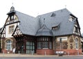 The old train station in Traben-Trarbach, Germany Royalty Free Stock Photo