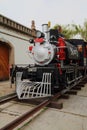 Old train with a steam locomotive city of mexico, mexico II Royalty Free Stock Photo