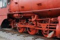 Old train with a steam locomotive city of mexico, mexico III Royalty Free Stock Photo