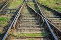 Old train tracks Royalty Free Stock Photo