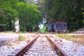 Old train tracks Royalty Free Stock Photo