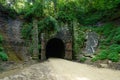 Old train tunnel on Elroy to Sparta Wisconsin nature bike trail