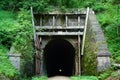 Old train tunnel on Elroy to Sparta Wisconsin nature bike trail