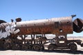 Old train in Uyuni, Bolivia Royalty Free Stock Photo