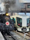 Old Train versus modern train