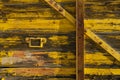 Old train wagon door Royalty Free Stock Photo