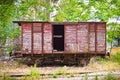 Old train wagon Royalty Free Stock Photo