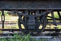 Old train wheel Royalty Free Stock Photo