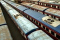 Old Trains Royalty Free Stock Photo