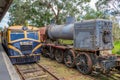 Old trains at Healesville station 2