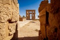 The old Trajan Kiosk at Philae Temple in Aswan Egypt