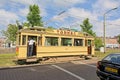 Old tram in the city of the Hague