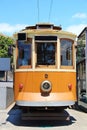 Old tram in Porto, Portugal Royalty Free Stock Photo