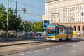 Old tram in Sofia, Bulgaria Royalty Free Stock Photo