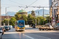 Old tram in Sofia, Bulgaria Royalty Free Stock Photo