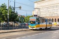 Old tram in Sofia, Bulgaria Royalty Free Stock Photo