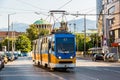 Old tram in Sofia, Bulgaria Royalty Free Stock Photo