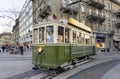 Old Tram used as a mobile Restaurant, Bern