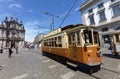 Old trams in Porto, Portugal Royalty Free Stock Photo