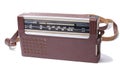 Old Transistor Radio isolated Royalty Free Stock Photo