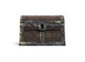 Old treasure chest, 3D rendering Royalty Free Stock Photo