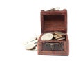 Old treasure chest Royalty Free Stock Photo