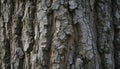 Old tree bark background texture with deep natural cracks and rugged surface in close up macro view Royalty Free Stock Photo