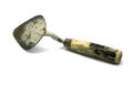Old trowel isolated