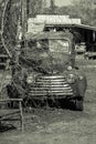 Old truck, abandoned, American manufacturing Royalty Free Stock Photo