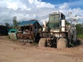 Old Truck and Drum roller