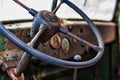 Old truck interior Royalty Free Stock Photo