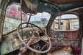 Old Truck Interior With Rust Royalty Free Stock Photo