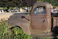 Old truck at pumpkin farm Royalty Free Stock Photo