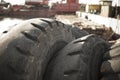 Old truck tires