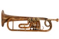 Old trumpet Royalty Free Stock Photo