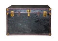 Old trunk chest isolated Royalty Free Stock Photo