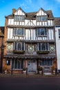 Old Tudor House, Exe Island, 6 Tudor Street, Exeter, Devon, United Kingdom, December 28, 2017 Royalty Free Stock Photo