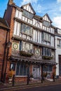 Old Tudor House, Exe Island, 6 Tudor Street, Exeter, Devon, United Kingdom, December 28, 2017 Royalty Free Stock Photo