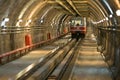 Old tunnel metro from Karakoy to Taksim