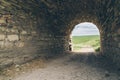 Old tunnel of the old castle Royalty Free Stock Photo