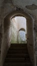 Old tunnel which stairs in Siedliska fortifications Salis Soglio.