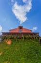 Old Turaida castle with tower in a sunny day. Summer landscape. Gauja national park, Sigulda, Latvia Royalty Free Stock Photo