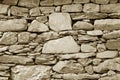 Old Turkish stone wall