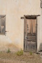 Old Turkish village house corner door